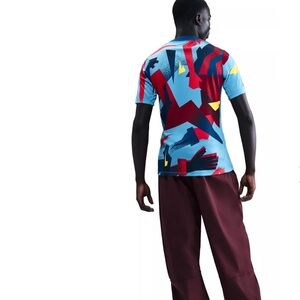 Nike Adult FC Barcelona 2025-26 Light Blue Prematch Jersey